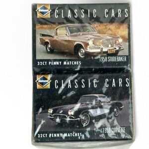 Diamond Supply Co. Classic Cars 32ct Penny Matches - Gold and Black